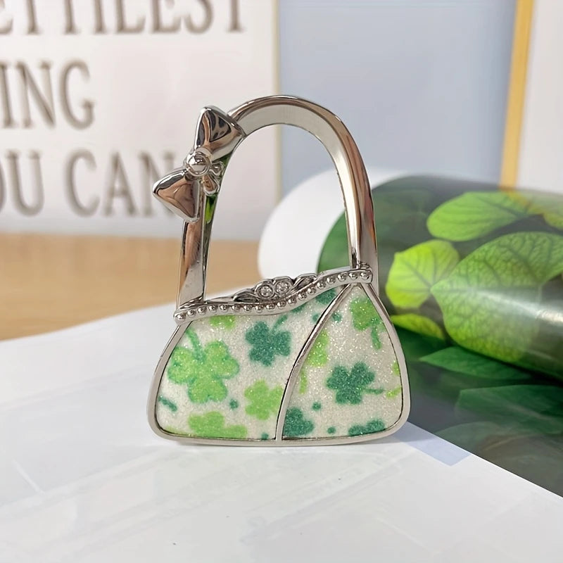 Cuelga Bolsos Plegable para Mesa – "Gema de Hi'ilawe" 👜✨💎