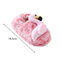 Flamingo Slippers Warm Lightweight Girls Slides Shoes for Home Gifts Bedroom