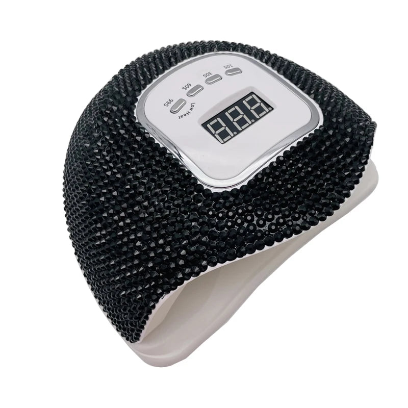 Lámpara UV/LED con Incrustaciones de Cristal – "Destello de joyas Hi'ilawe" 💎✨💖45 Led
