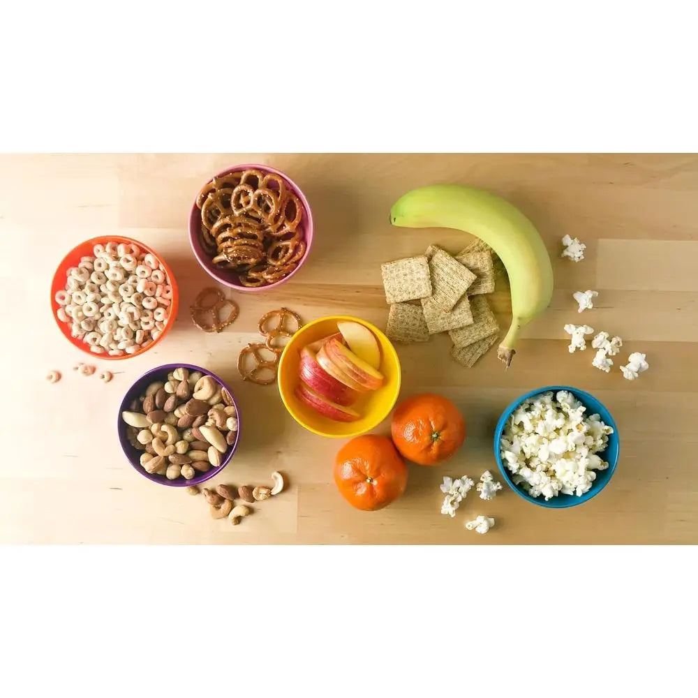 6-Piece Melamine Small Bowl Set, 10 oz, Multicolor, Shatterproof, Dishwasher Safe, BPA Free