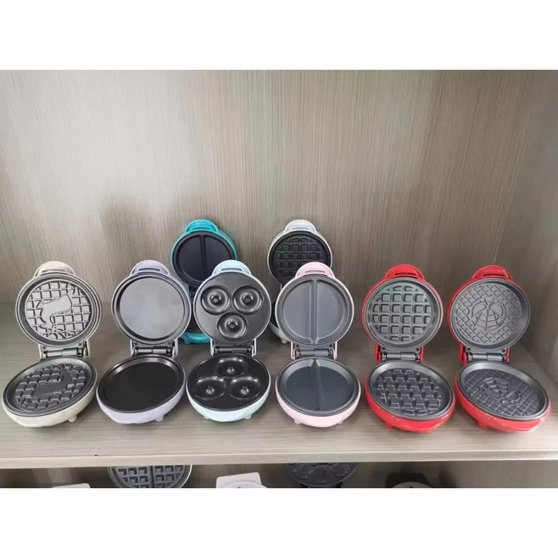 Egg Biting Machine Mini Heart Waffles Pancake Machine Snack Press Grill