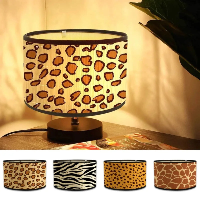 Lámpara de Mesa Leopard Print – "Safari y2k Hi'ilawe" 🐆🏮🦓