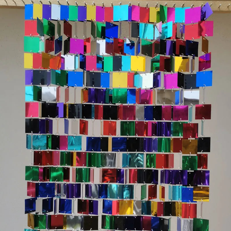 Festival Party supplies PVC sequins Curtain Interior Decorative curtains DIY Wedding supplies