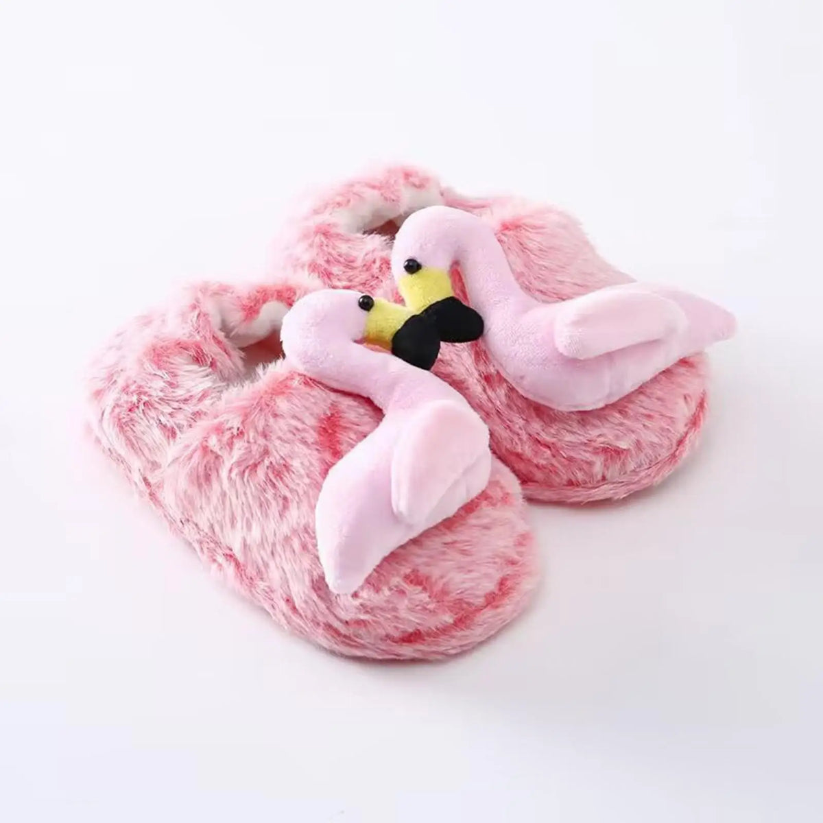 Flamingo Slippers Warm Lightweight Girls Slides Shoes for Home Gifts Bedroom