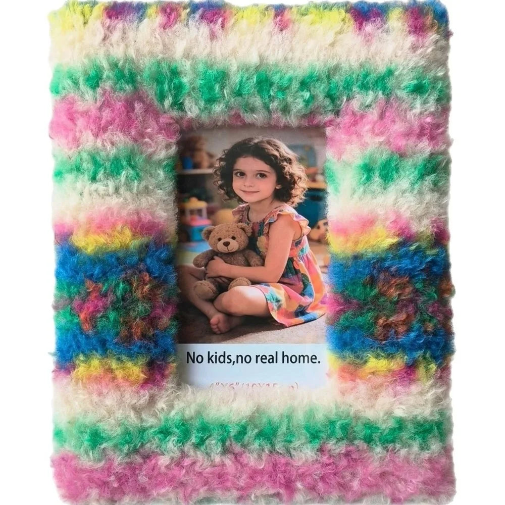 Marco de Fotos de Peluche – "Recuerdos Esponjosos de Hi'ilawe" 🖼️🧸🐆  6/7/8 Inch