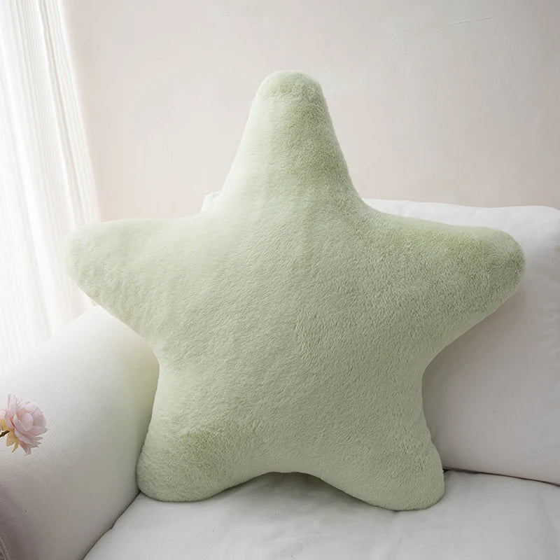 40CM - Cojín Peluche Estrella – "Estrellas de Agua Dulce de Hi'ilawe" ⭐🩵🩷💛