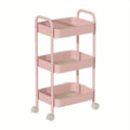 Carrito Organizador Auxiliar – 3 espacios -  "Estación de Trabajo Hi'ilawe" 🛒💅🏼