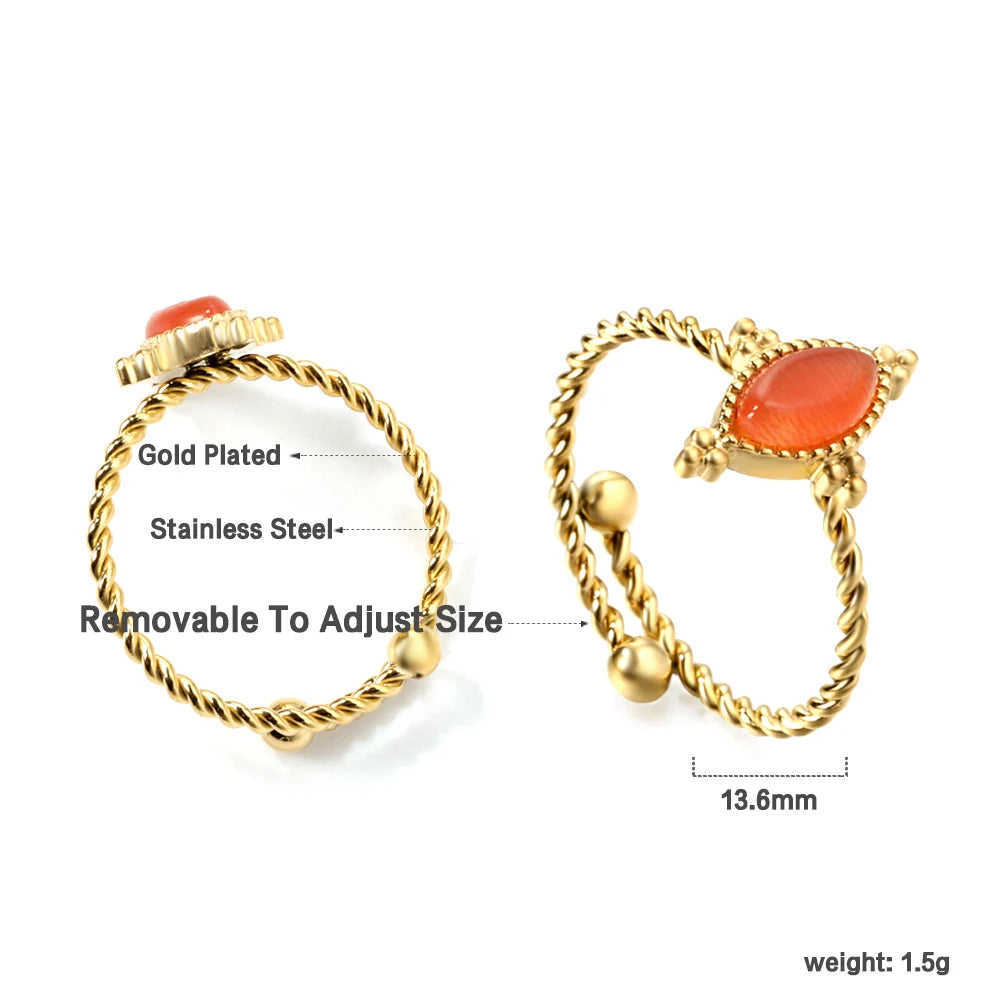 Anillos Ajustables de Flor Neón – "Jardín Flotante de Hi'ilawe" 🌺✨