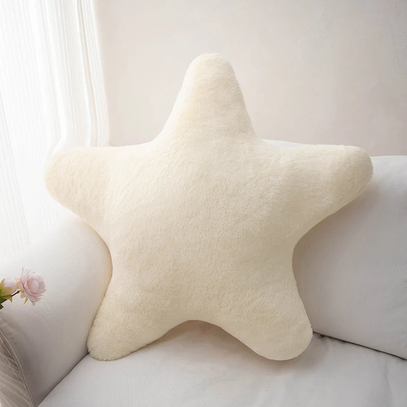 40CM - Cojín Peluche Estrella – "Estrellas de Agua Dulce de Hi'ilawe" ⭐🩵🩷💛