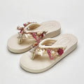 Women's Chanclas Playeras Joya – "Tesoros del Mar de Hi'ilawe" 🩴🦪🐚