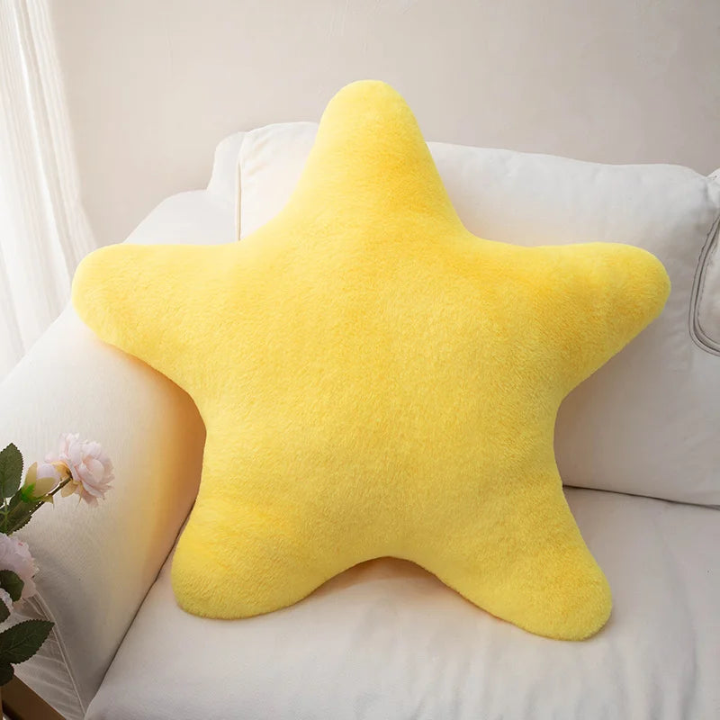 40CM - Cojín Peluche Estrella – "Estrellas de Agua Dulce de Hi'ilawe" ⭐🩵🩷💛
