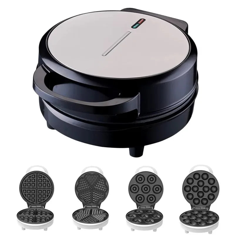 Egg Biting Machine Mini Heart Waffles Pancake Machine Snack Press Grill