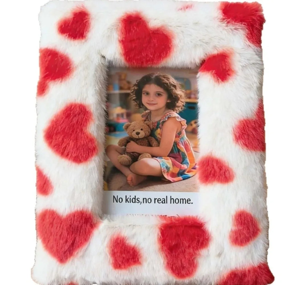 Marco de Fotos de Peluche – "Recuerdos Esponjosos de Hi'ilawe" 🖼️🧸🐆  6/7/8 Inch