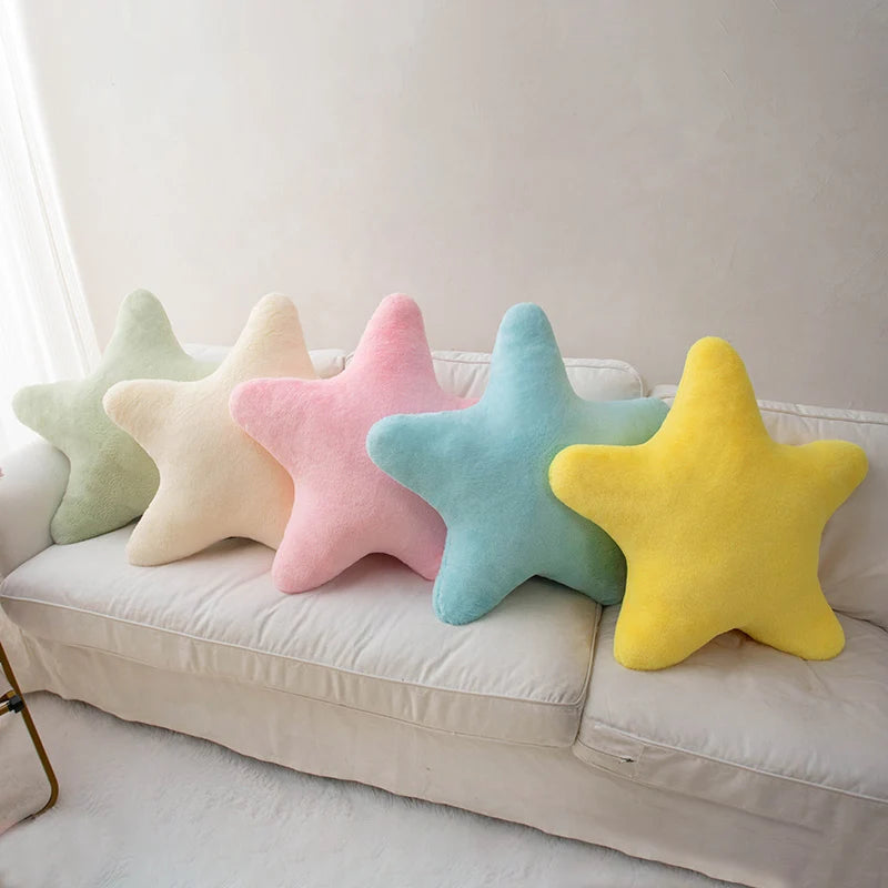 40CM - Cojín Peluche Estrella – "Estrellas de Agua Dulce de Hi'ilawe" ⭐🩵🩷💛