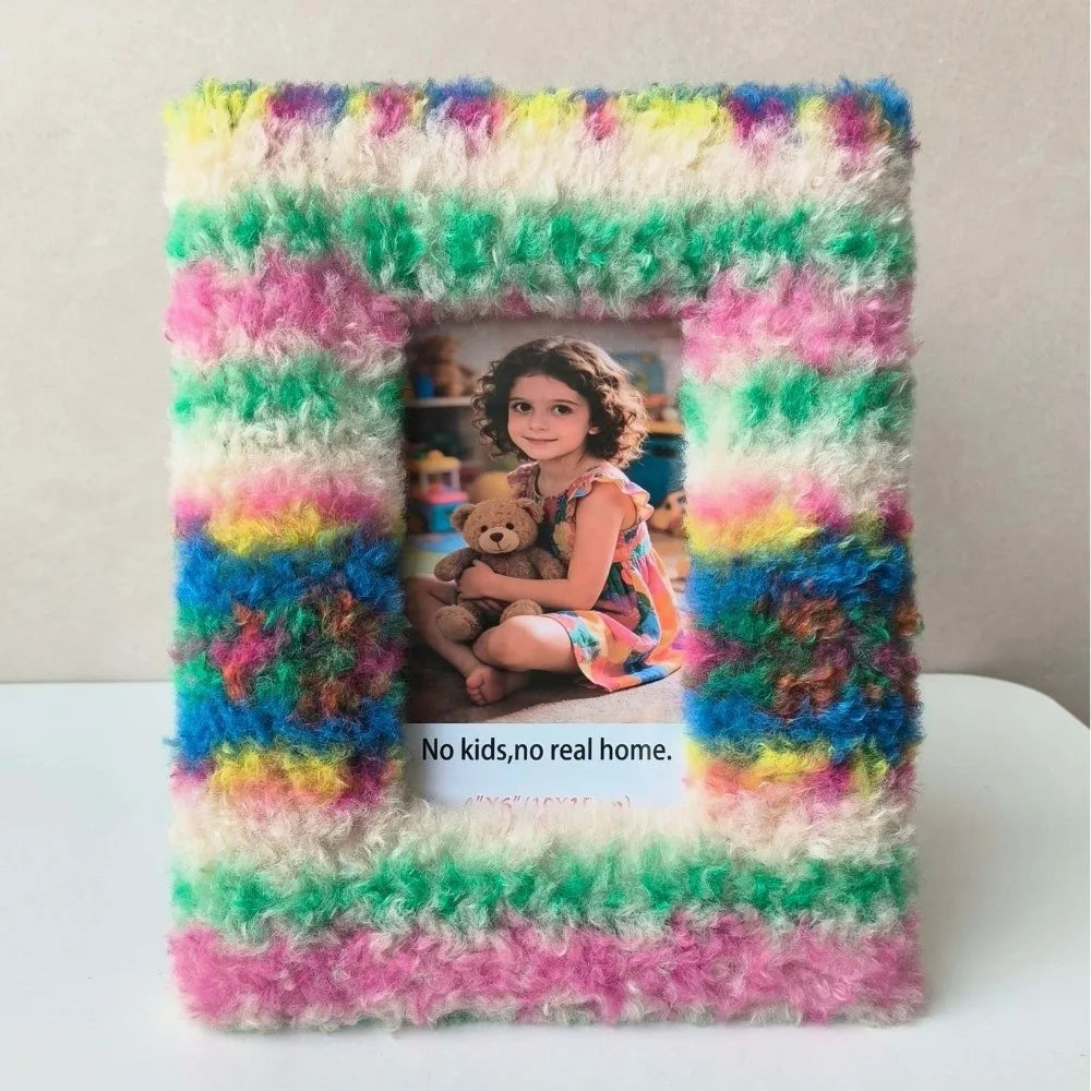 Marco de Fotos de Peluche – "Recuerdos Esponjosos de Hi'ilawe" 🖼️🧸🐆  6/7/8 Inch