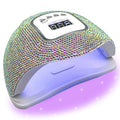 Lámpara UV/LED con Incrustaciones de Cristal – "Destello de joyas Hi'ilawe" 💎✨💖45 Led