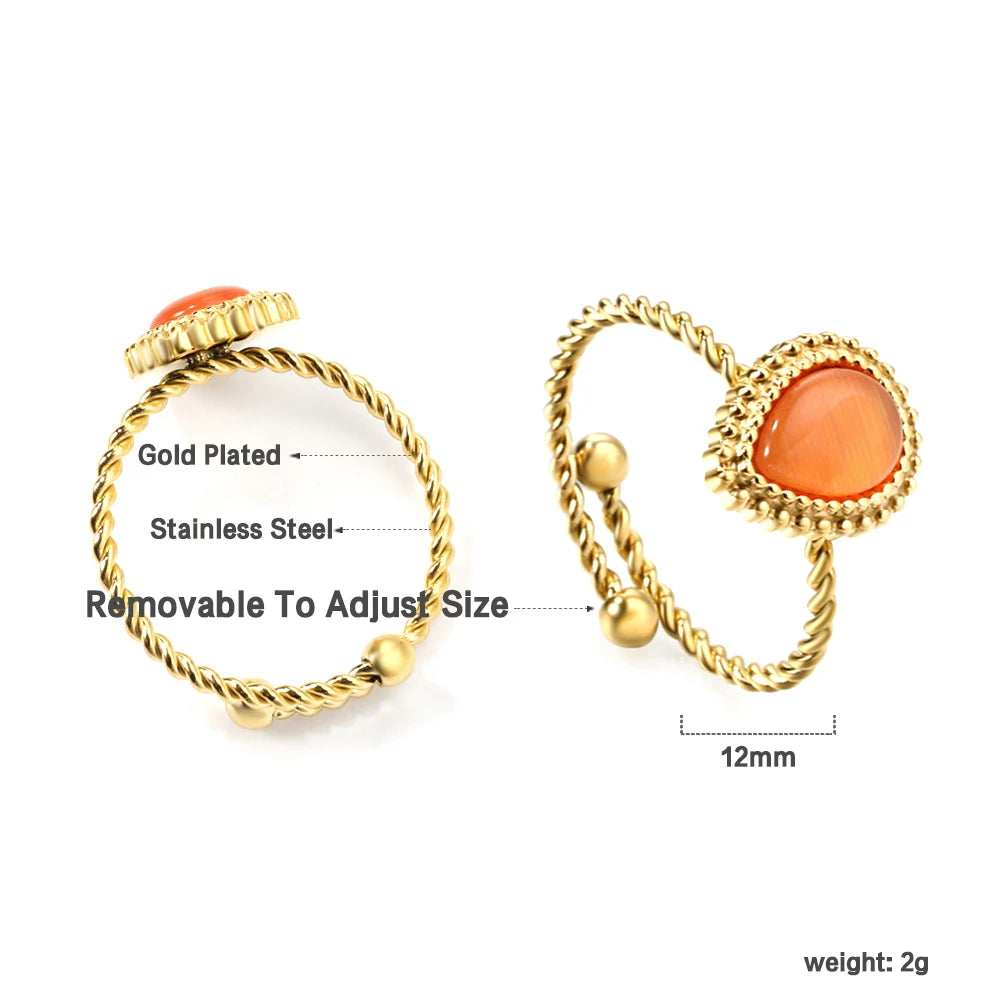 Anillos Ajustables de Flor Neón – "Jardín Flotante de Hi'ilawe" 🌺✨