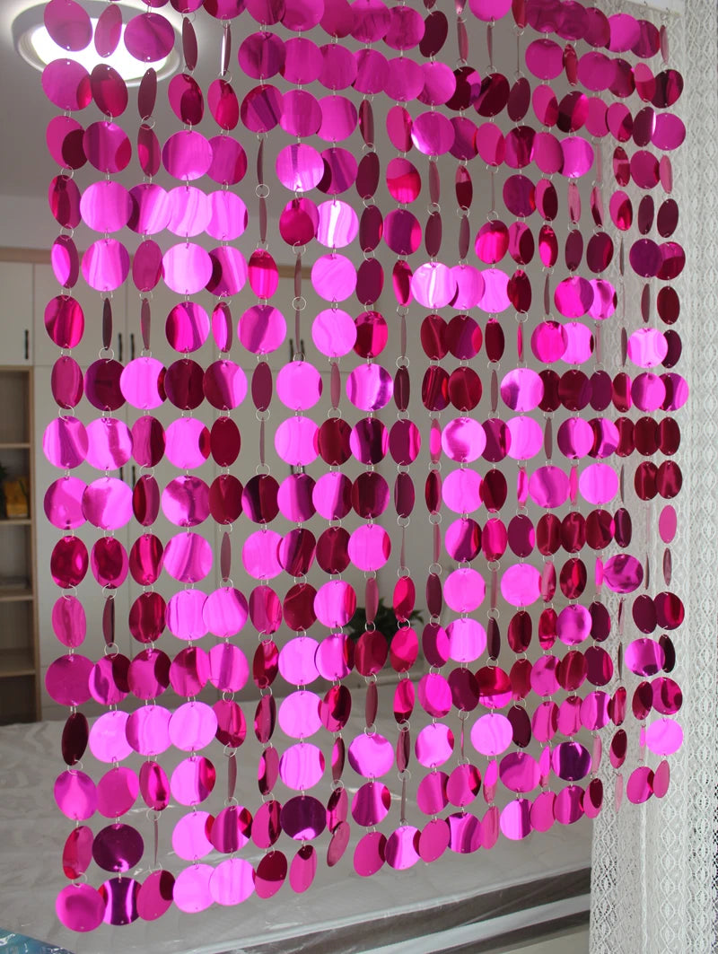 Festival Party supplies PVC sequins Curtain Interior Decorative curtains DIY Wedding supplies